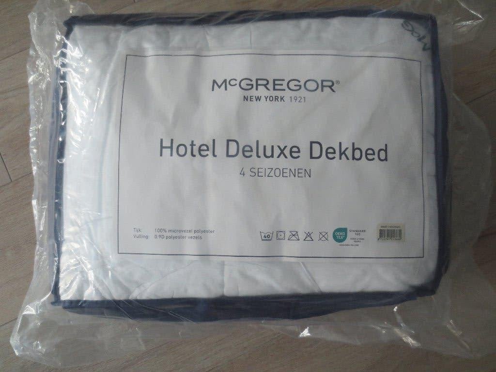 4 Seizoenen Dekbed McGregor Hotel Deluxe 240x200 cm. NIEUW, Wit, Overige materialen, Ophalen of Verzenden, Deken of Dekbed