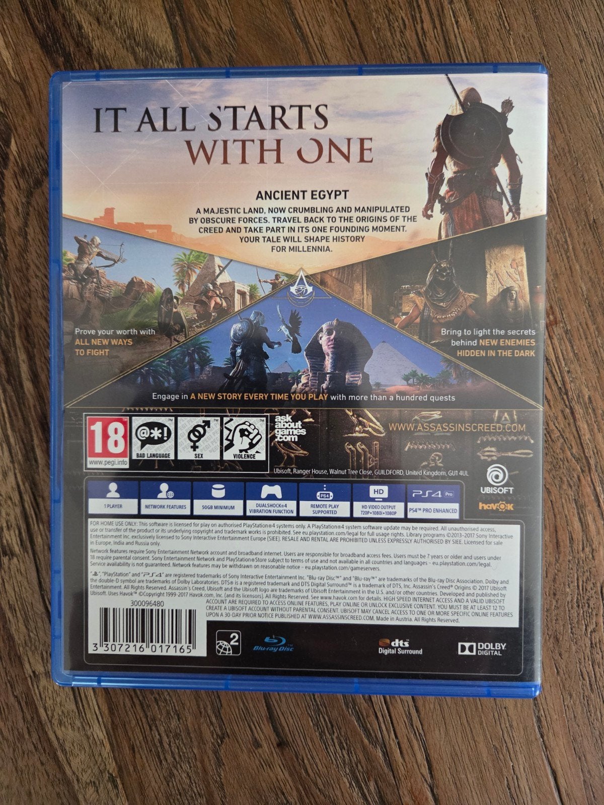 Assassin's Creed Origins PS4 - Zo goed als nieuw, Avontuur en Actie, Online, Vanaf 18 jaar, 1 speler