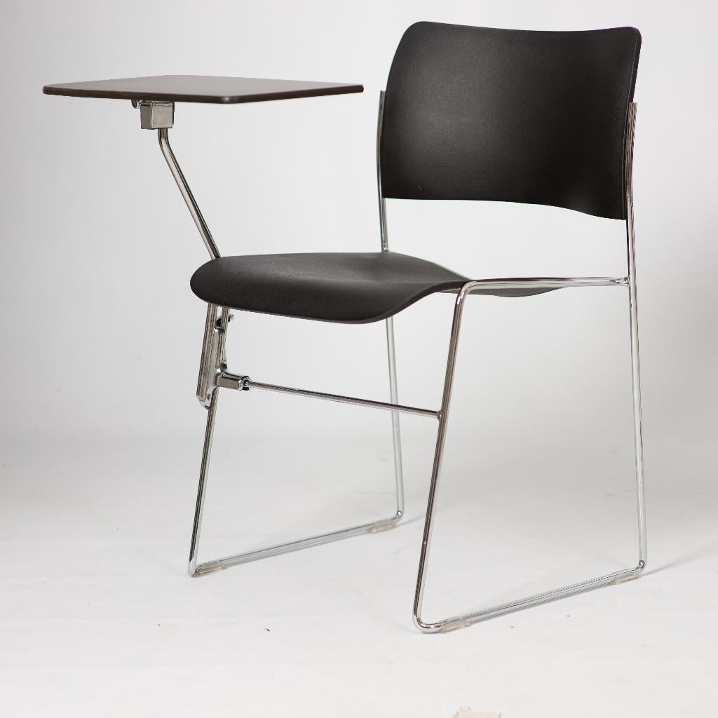 5 x David Rowland 40/4 chair design stoel zwart, Ophalen, Zwart, Zo goed als nieuw, Tijdloos
