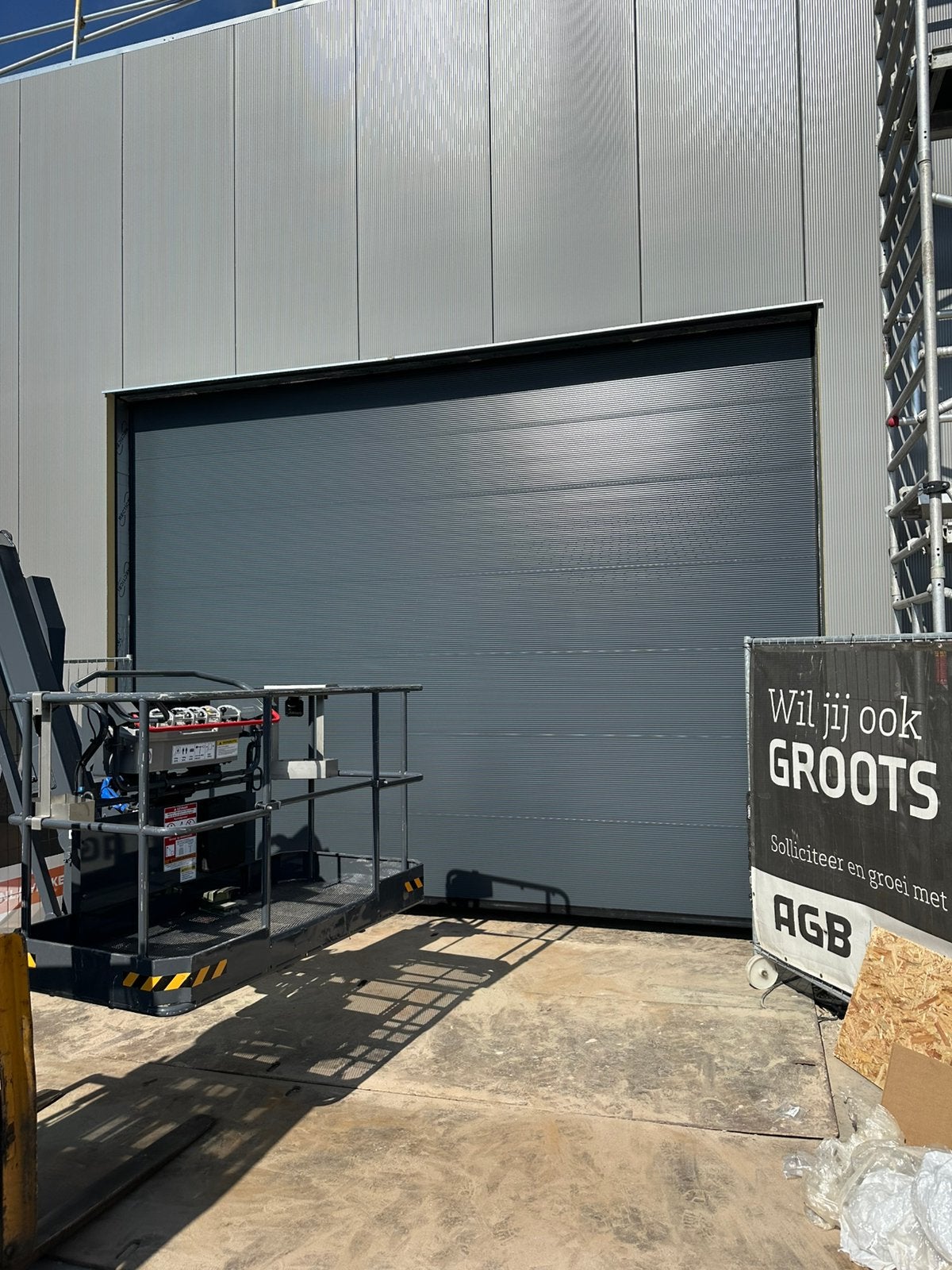 Nieuwe Industriedeur, Roldeur, Garagedeur, Bedrijfsdeur NL, Kunststof, Ophalen of Verzenden, 120 cm of meer, 215 cm of meer