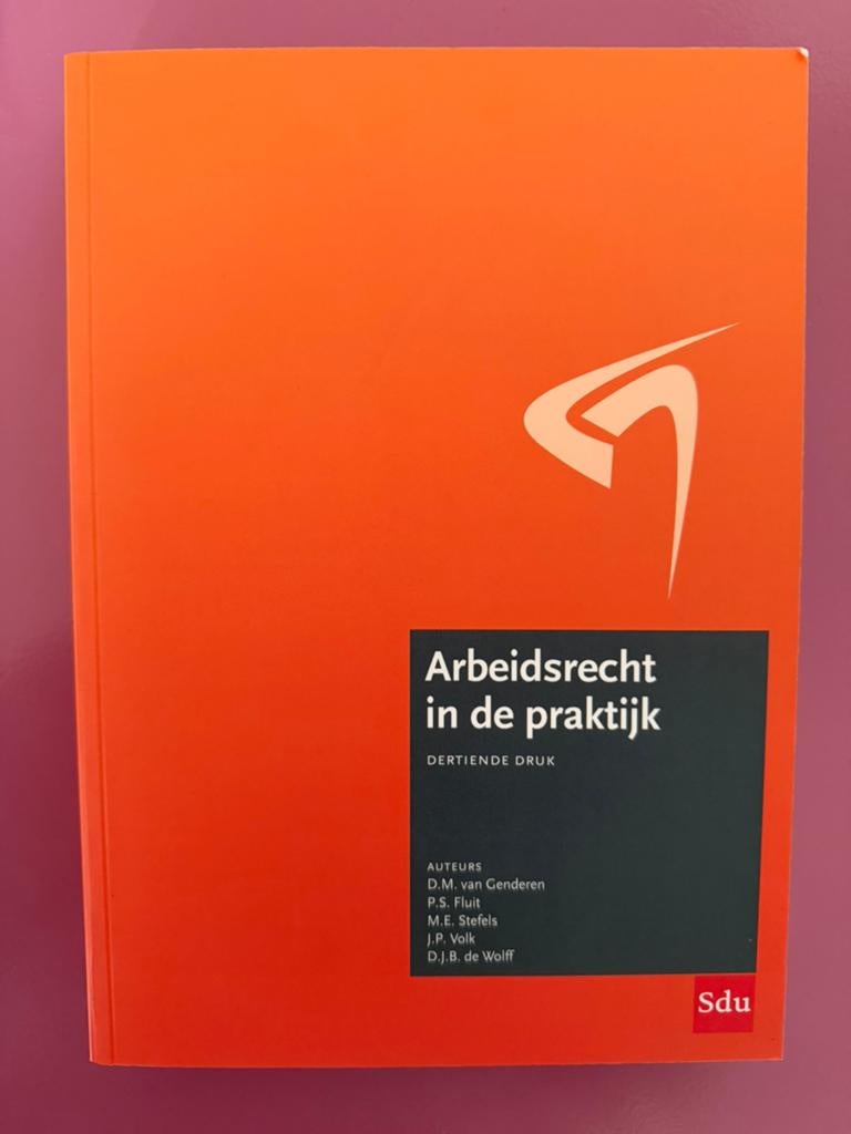 Arbeidsrecht in de praktijk 13e druk, Ophalen of Verzenden, Beta, Zo goed als nieuw, HBO