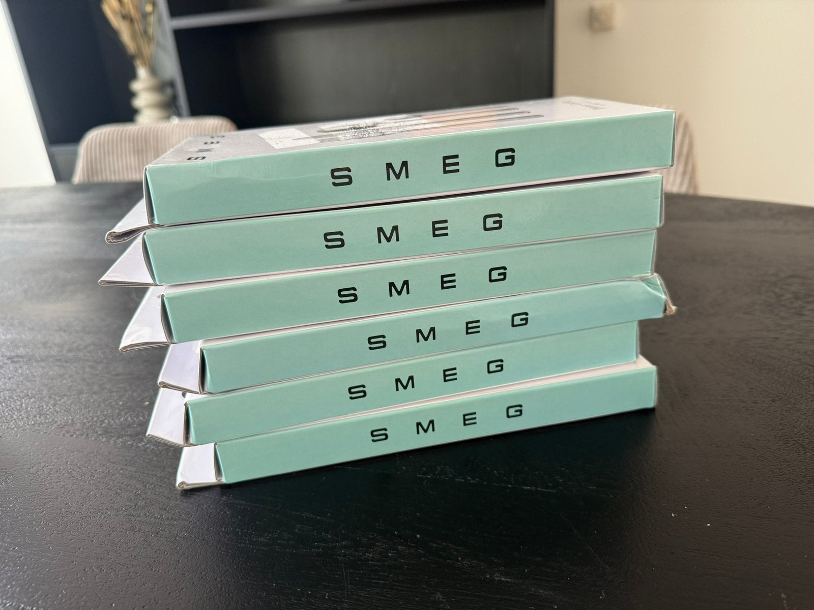 6x SMEG Bestekset | 4-delig Dinner Cutlery Set, Bestekset, Overige typen, Nieuw, Ophalen of Verzenden