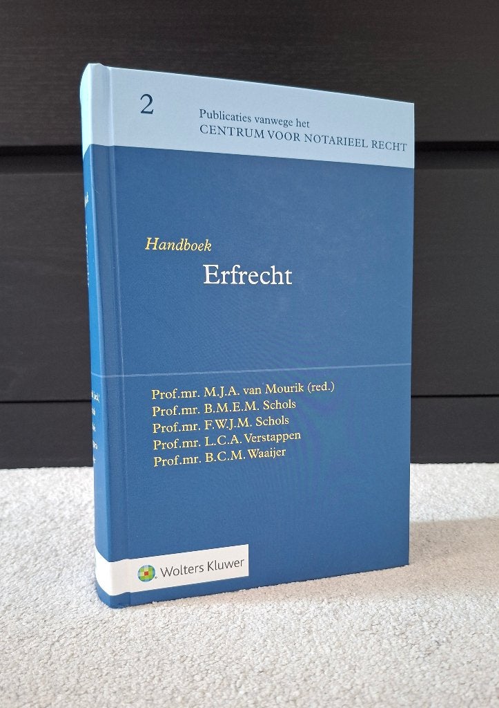 Prof.mr. M.J.A. van Mourik (red.), Handboek Erfrecht, Nieuw, Ophalen of Verzenden, WO, Wolters Kluwer