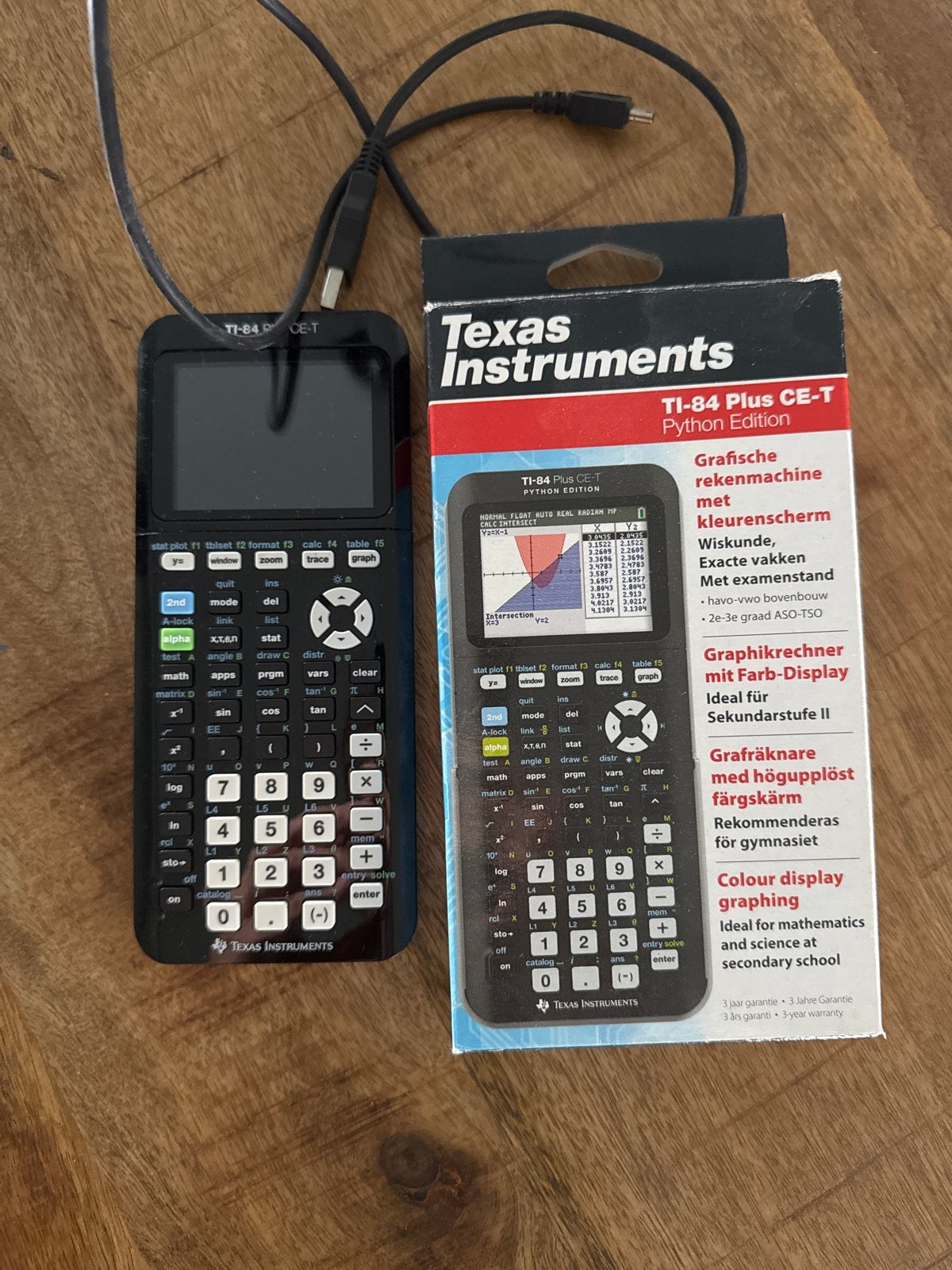 Texas instruments TI-84 Plus CE-T, Diversen, Ophalen of Verzenden, Grafische rekenmachine