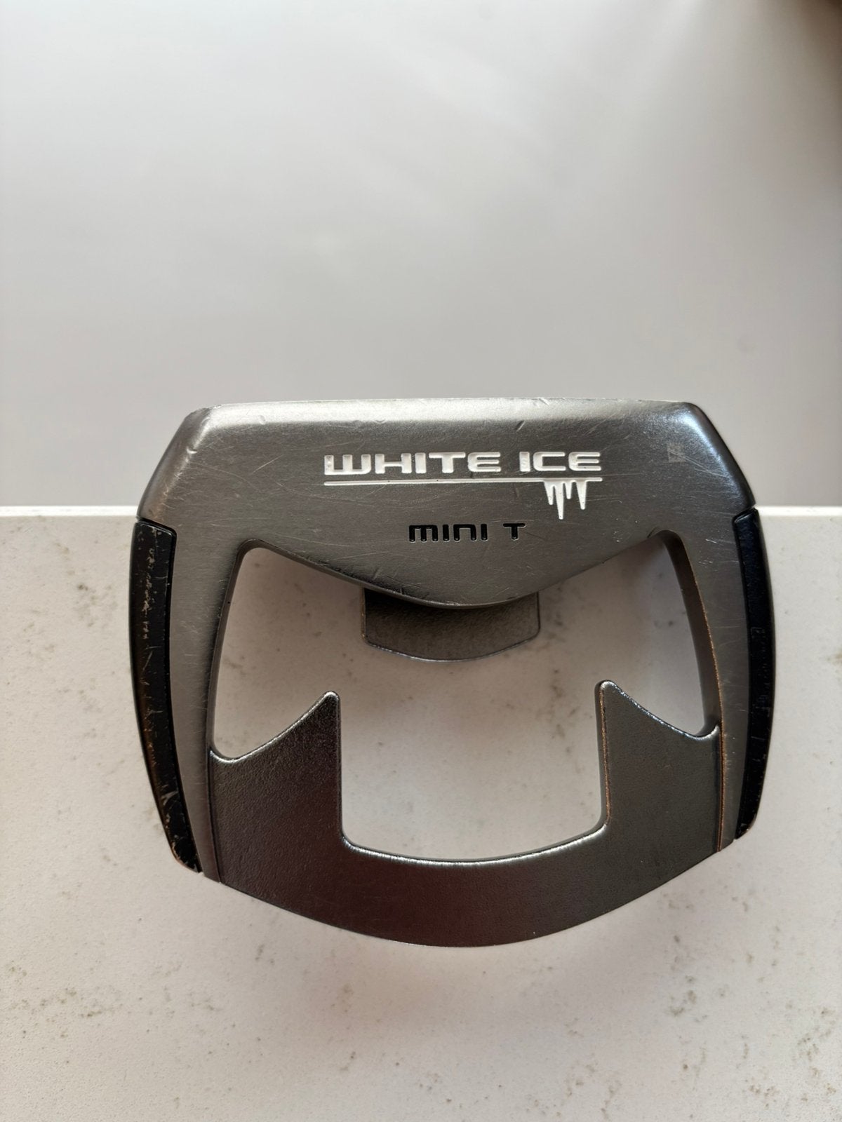 Odyssey White Ice Mini Mallet putter 35” + headcover, Ophalen, Zo goed als nieuw, Club, Overige merken