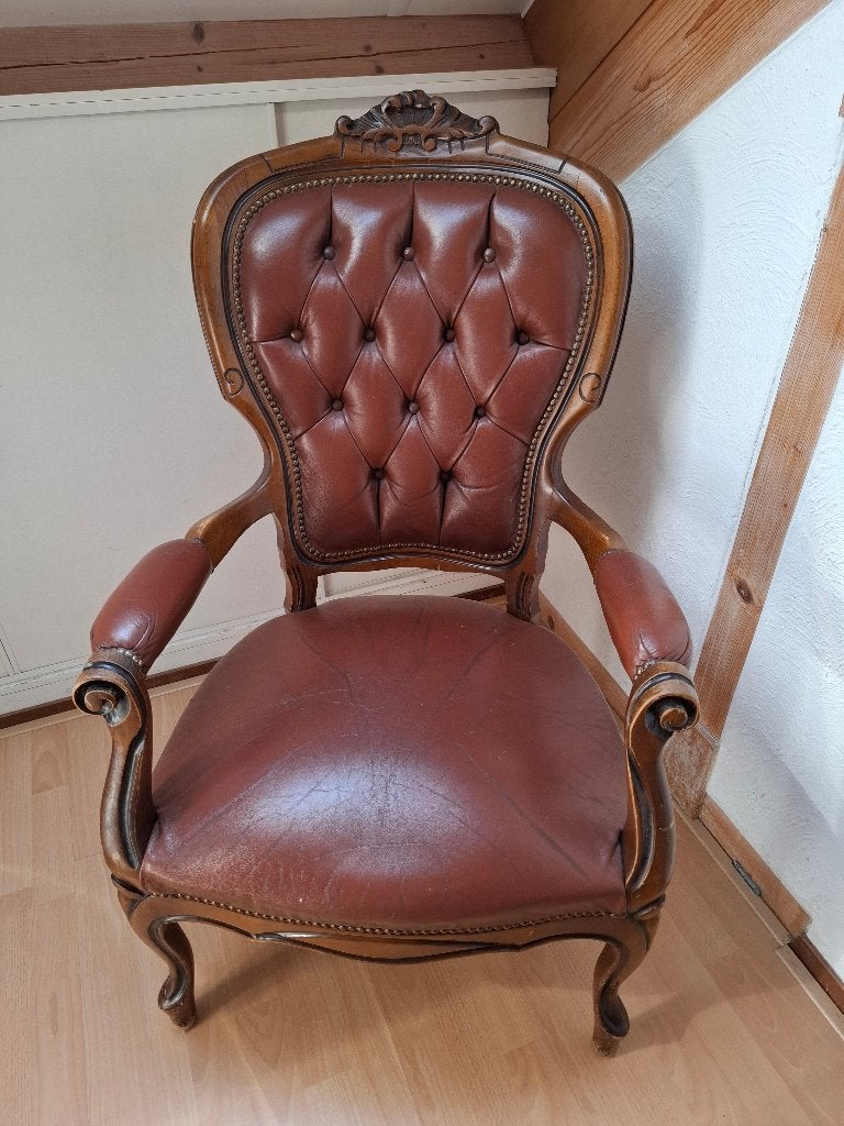 Barok fauteuil, Ophalen, Gebruikt, Barok, 75 tot 100 cm