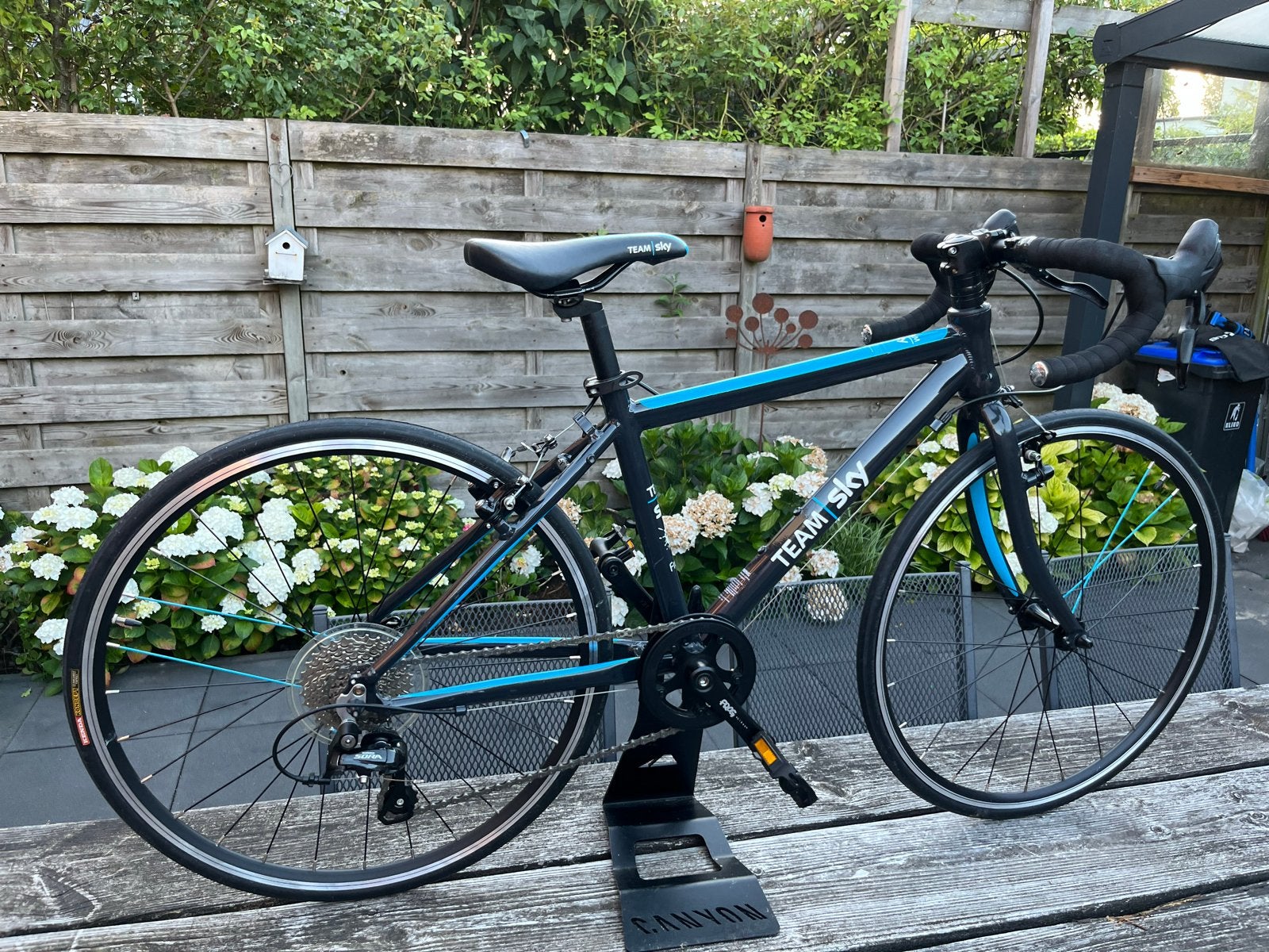Team Sky racefiets - Zo goed als nieuw, Fietsen en Brommers, Overige merken, Minder dan 10 versnellingen, Aluminium, Heren