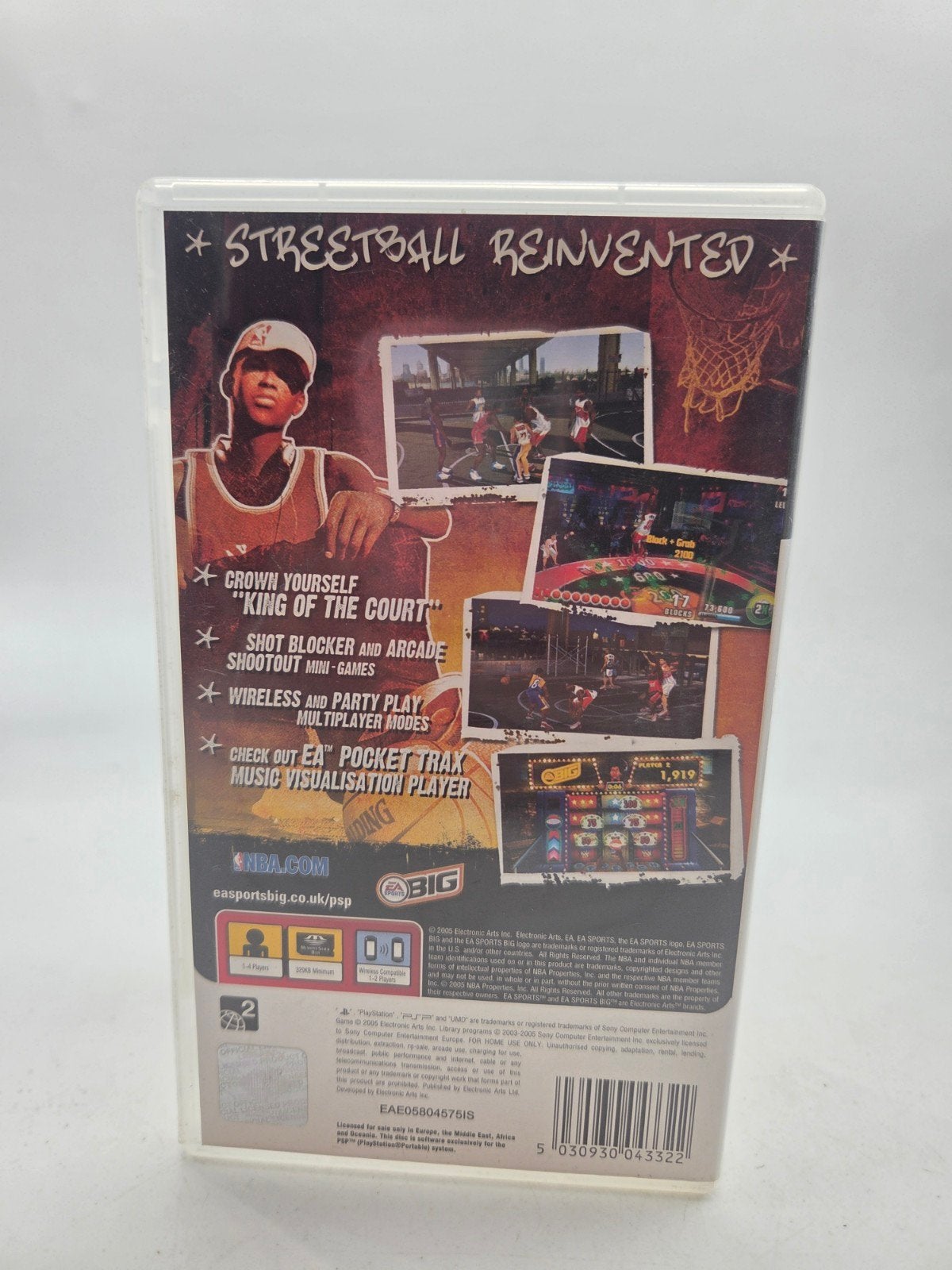 NBA Street Showdown PSP - Basketbal Game, Spelcomputers en Games, Gebruikt, 1 speler, EA Sports BIG, Ophalen of Verzenden