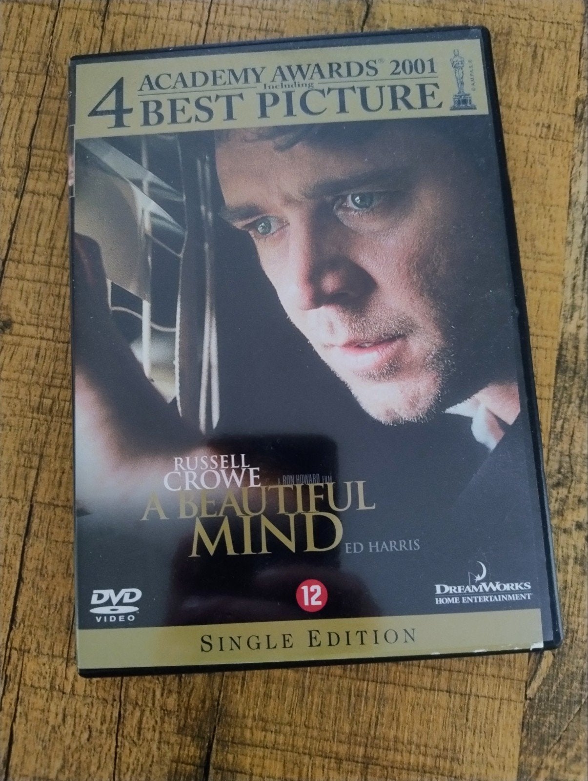 A Beautiful Mind DVD, Cd's en Dvd's, Dvd's | Drama, Waargebeurd drama, Ophalen of Verzenden, Vanaf 12 jaar, Gebruikt