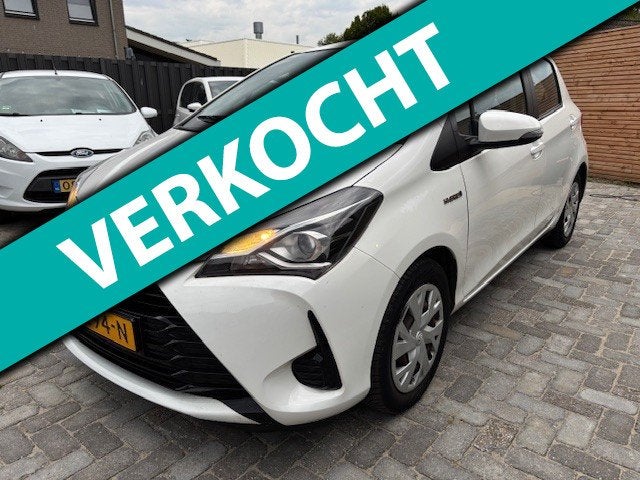 Toyota Yaris 1.5 Hybrid Active Automaat Ecc Camera, Auto's, Toyota, 1497 cc, Euro 6, 4 cilinders, Wit