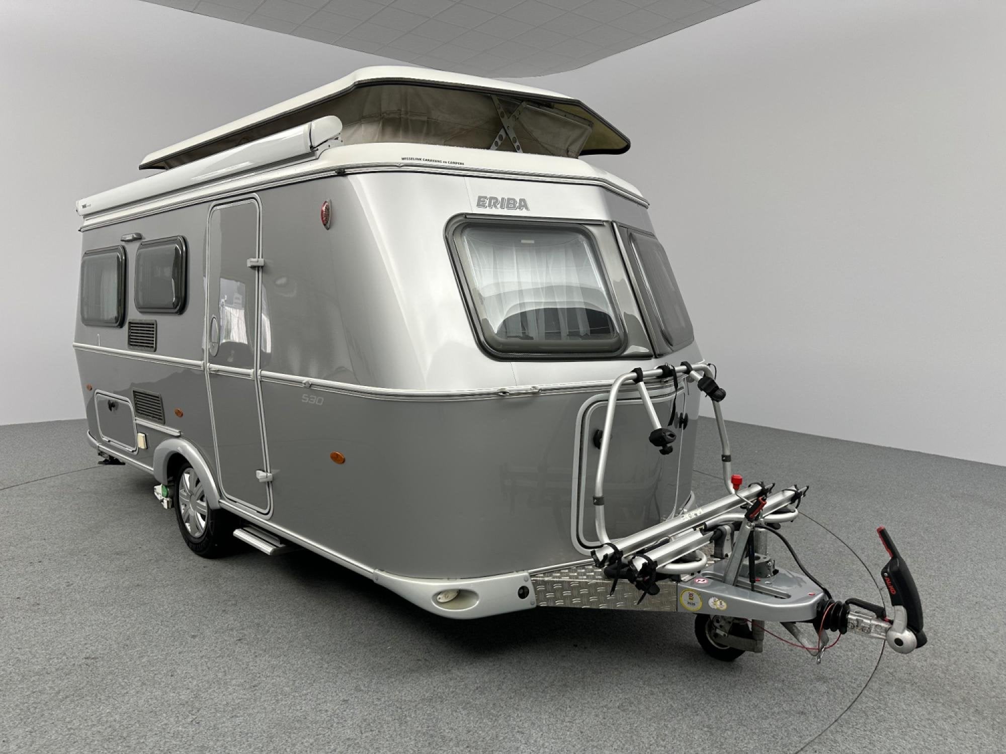 Eriba Touring Troll 530 Cassetteluifel Mover Fietsendrager, Caravans en Kamperen, Vast bed, Bedrijf, 5 tot 6 meter, Eriba
