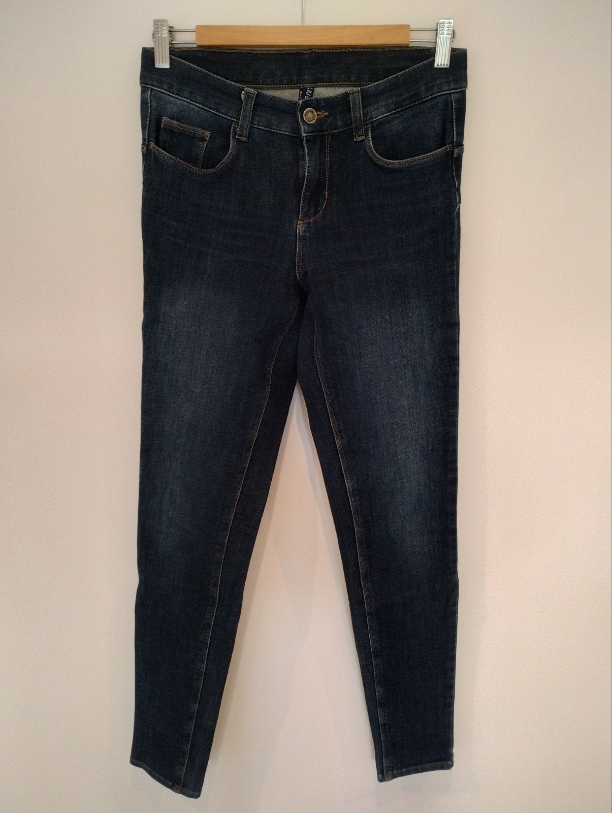 Liu Jo skinny jeans donkerblauw, Kleding | Dames, Blauw, Liu Jo, Ophalen of Verzenden, Zo goed als nieuw