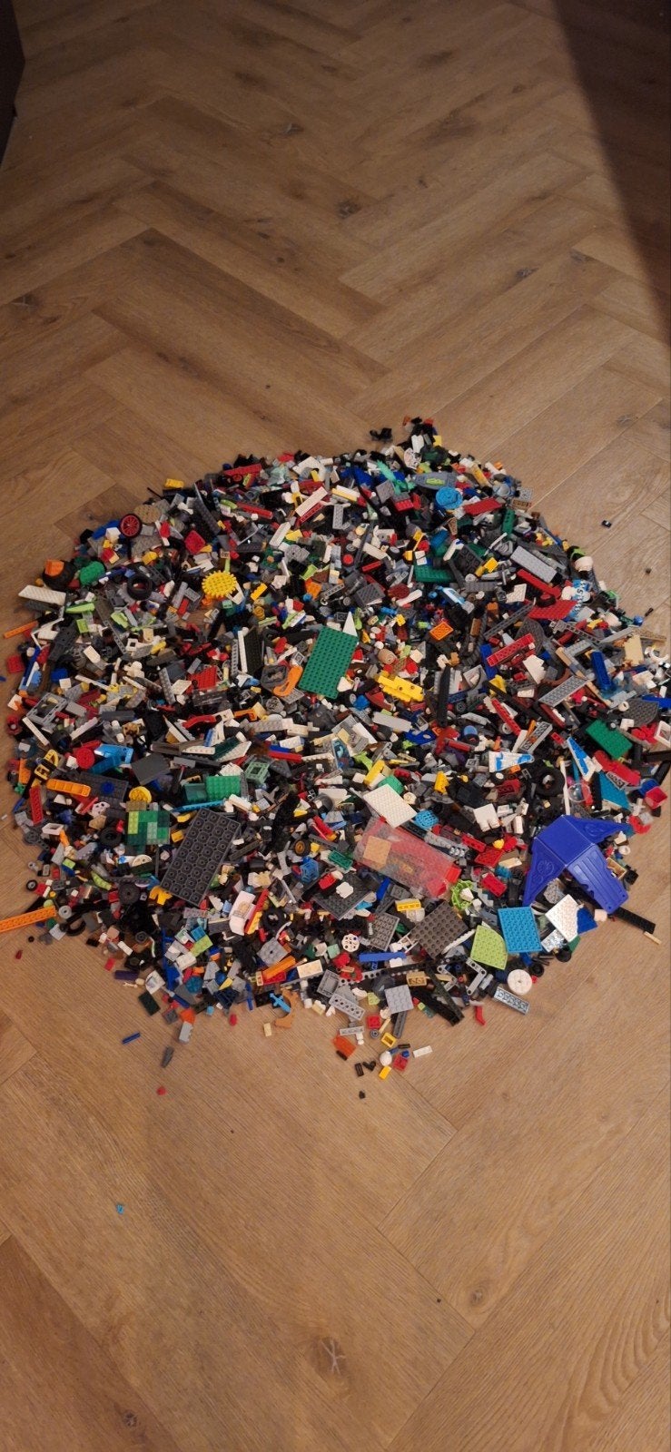8,1 KG diverse LEGO stenen en onderdelen ongesorteerd, Ophalen, Gebruikt, Losse stenen, Lego