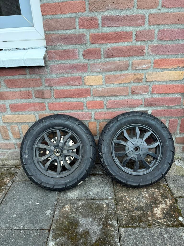 Peugeot v-clic velgen + nieuwe banden, Ophalen of Verzenden