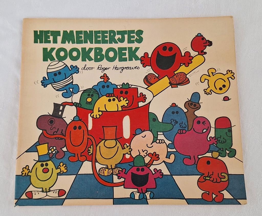 Het Meneertjes Kookboek - Roger Hargreaves - Vintage, Ophalen of Verzenden, Gelezen