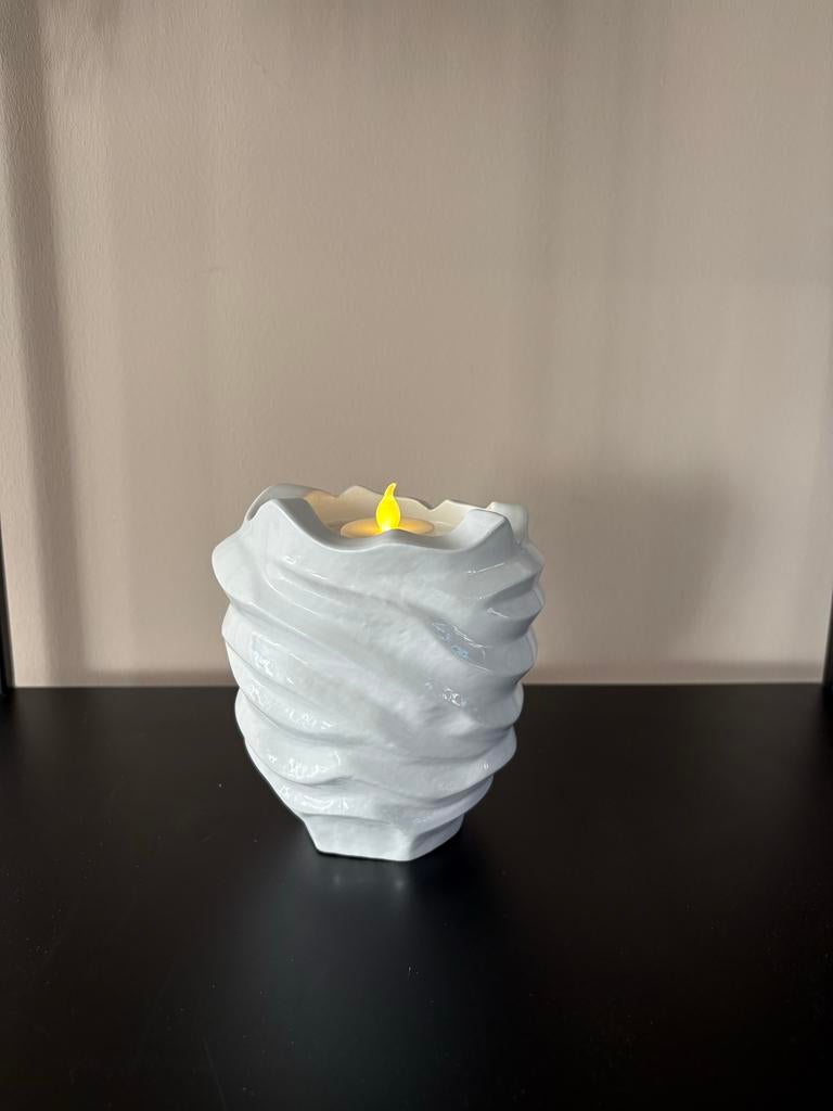 Urn waxine lichthouder 600ml, Info@jouwurn.nl, Overige materialen, Wit, Ophalen of Verzenden