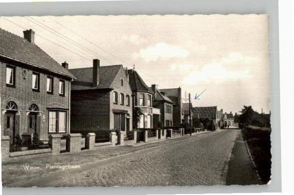 Wouw Plantagelaan st 1962  zie info, Verzenden, 1960 tot 1980, Gelopen, Noord-Brabant