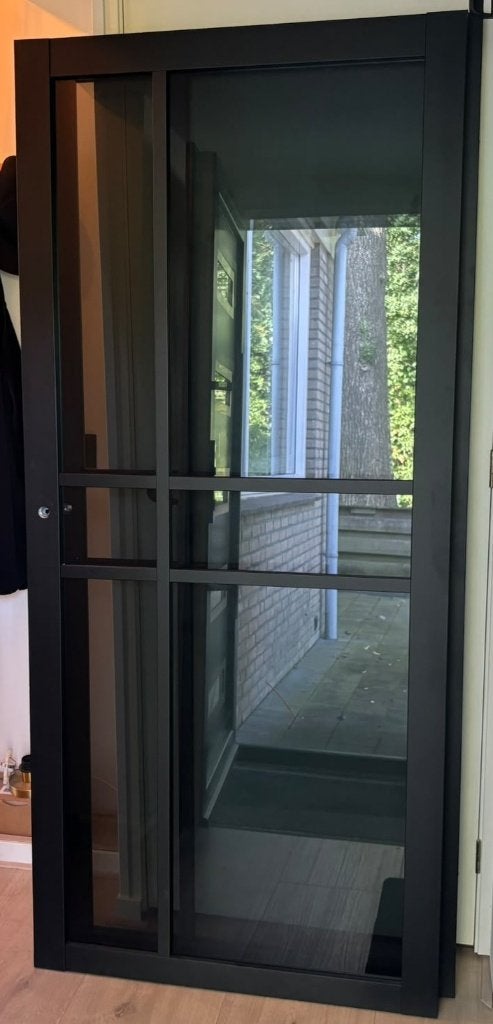 Svedex design opdek zwarte binnendeuren rechts draaiend., Ophalen, 80 tot 100 cm, Binnendeur, Nieuw
