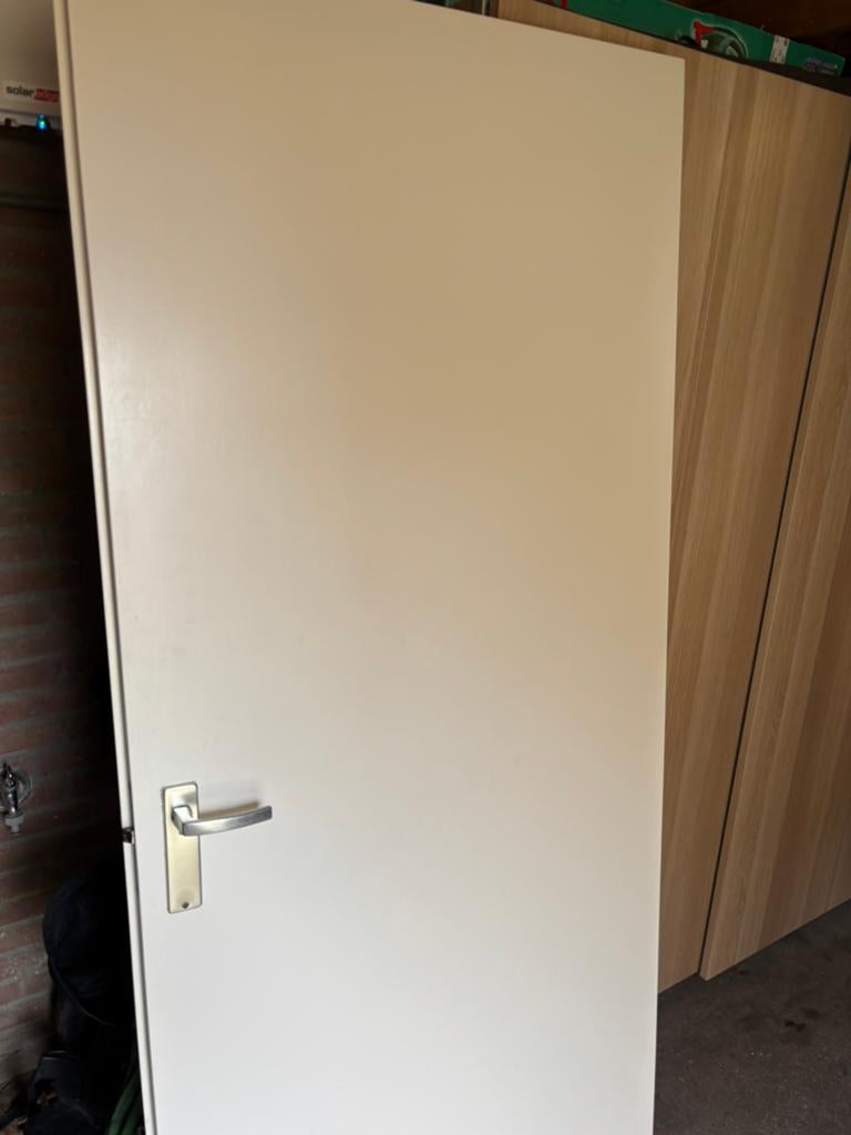 Opdekdeur binnen, Doe-het-zelf en Verbouw, Deuren en Horren, Ophalen, 80 tot 100 cm, Binnendeur, Zo goed als nieuw