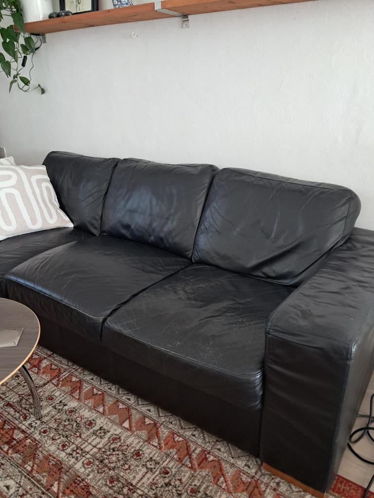 Gratis af te halen: Gebruikte 3-zitsbank, Huis en Inrichting, Banken | Bankstellen, Ophalen, Gebruikt, Driepersoons, 200 tot 250 cm