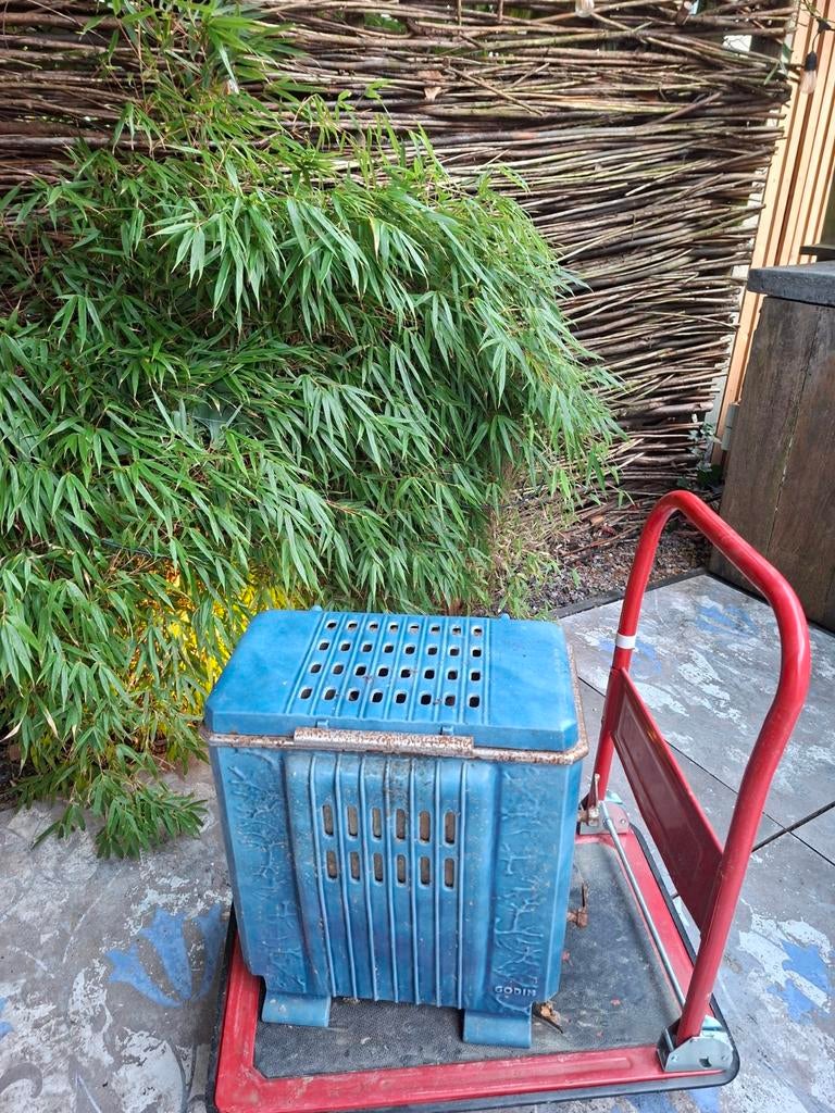 Kachel Godin, 100 liter of meer, Ophalen, Transportkar