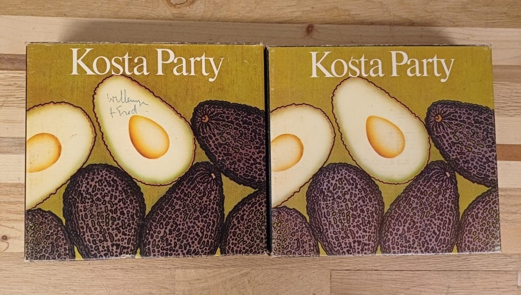 Kosta Party Avocado schaaltjes - 4 stuks, Antiek en Kunst, Ophalen of Verzenden