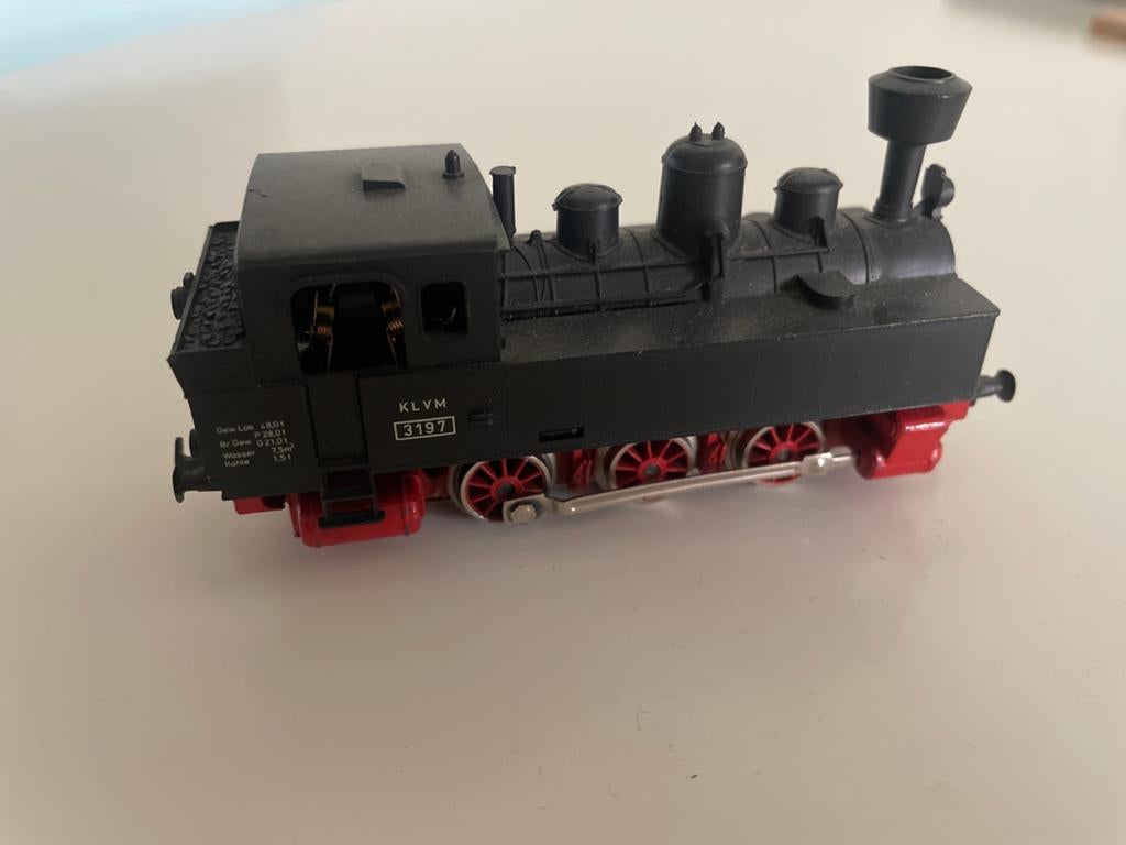 Märklin Stoomlocomotief KLVM 3197 - Gebruikt, Gebruikt, Fleischmann, Ophalen of Verzenden, Analoog