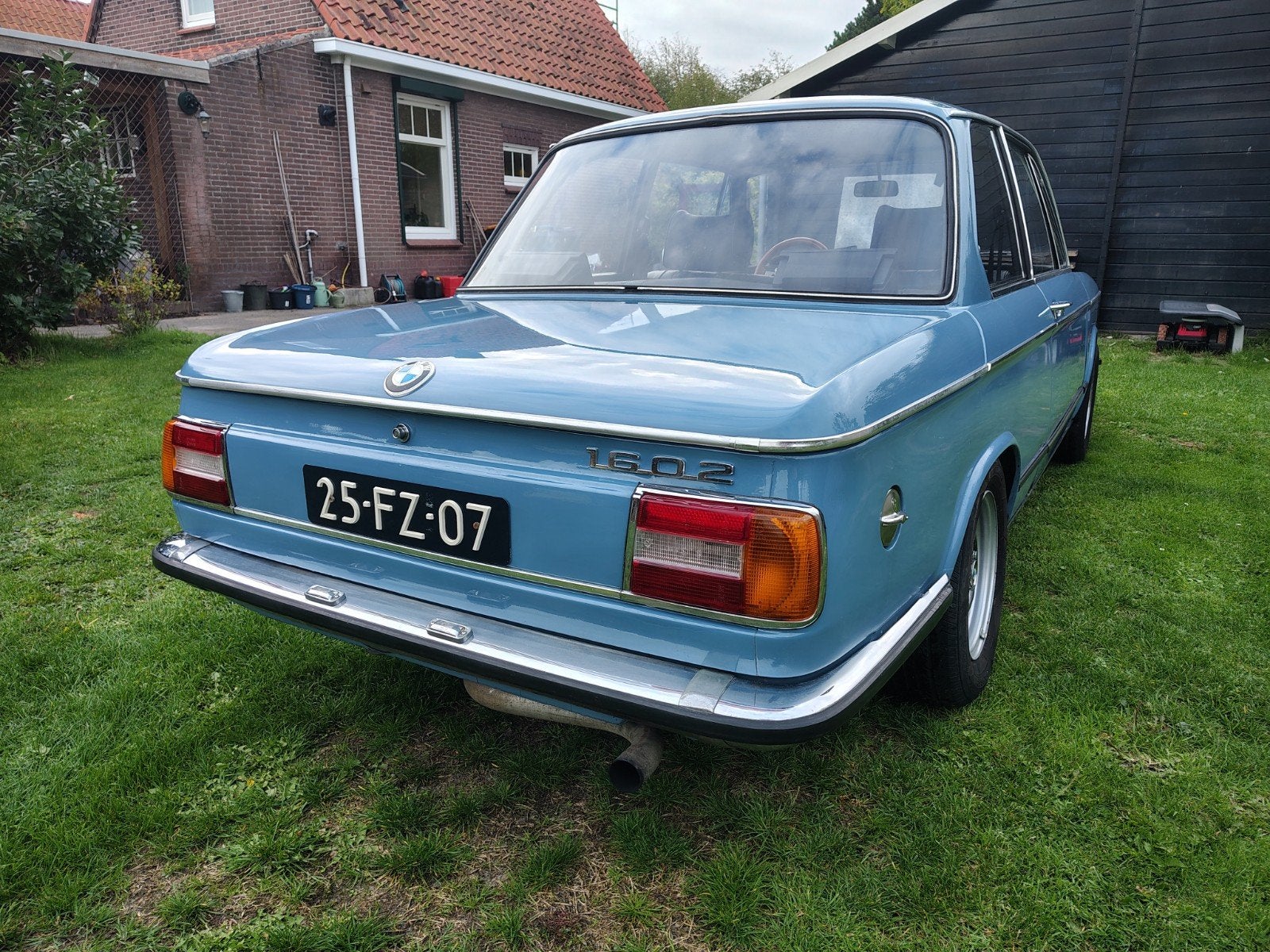 BMW 1602 2002 2.0 1975 Blauw Oldtimer, foto 5