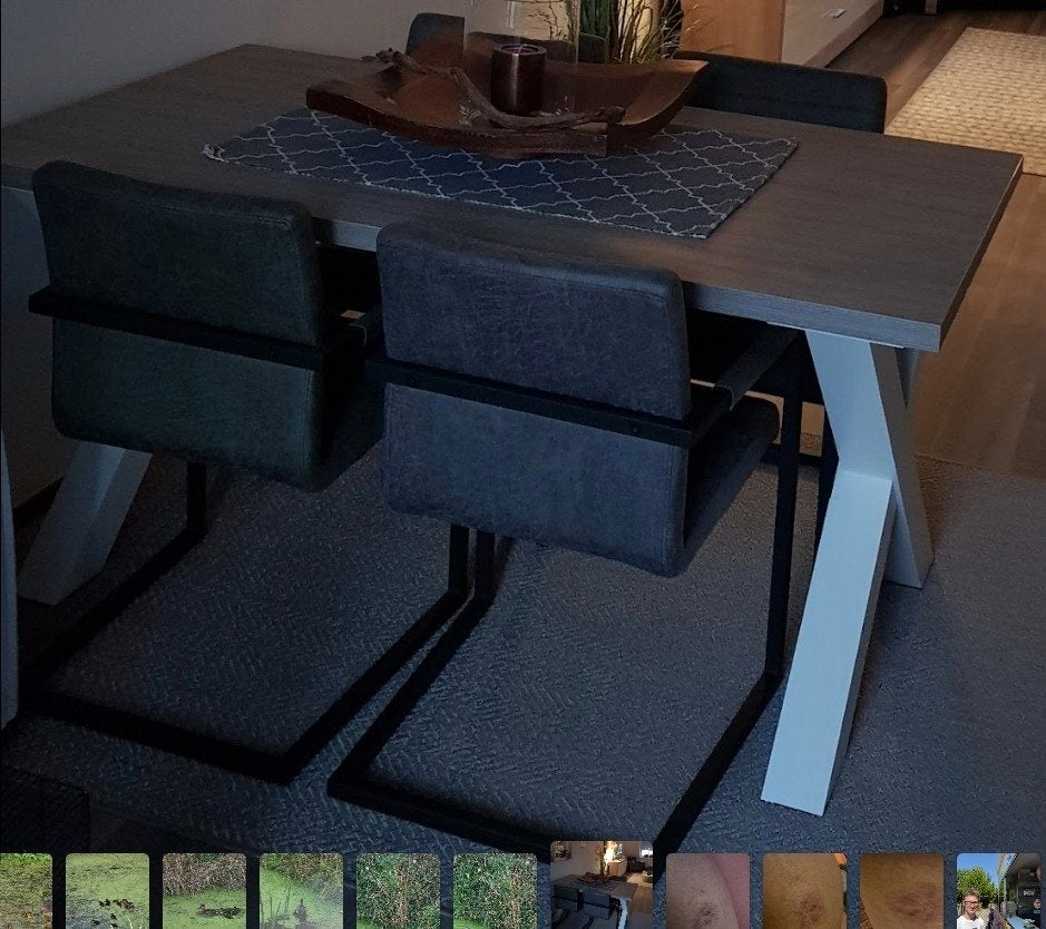 eettafel, Ophalen, Gebruikt, 50 tot 100 cm, 150 tot 200 cm