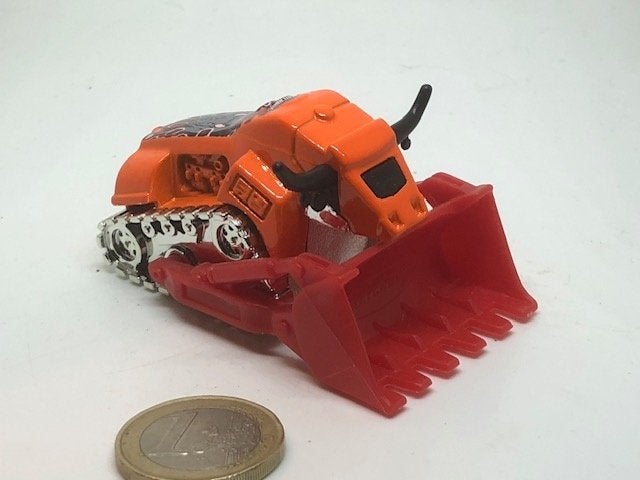 Bulldozer ‘04 Oranje, Matchbox, Ophalen of Verzenden, Gebruikt, Tractor of Landbouw