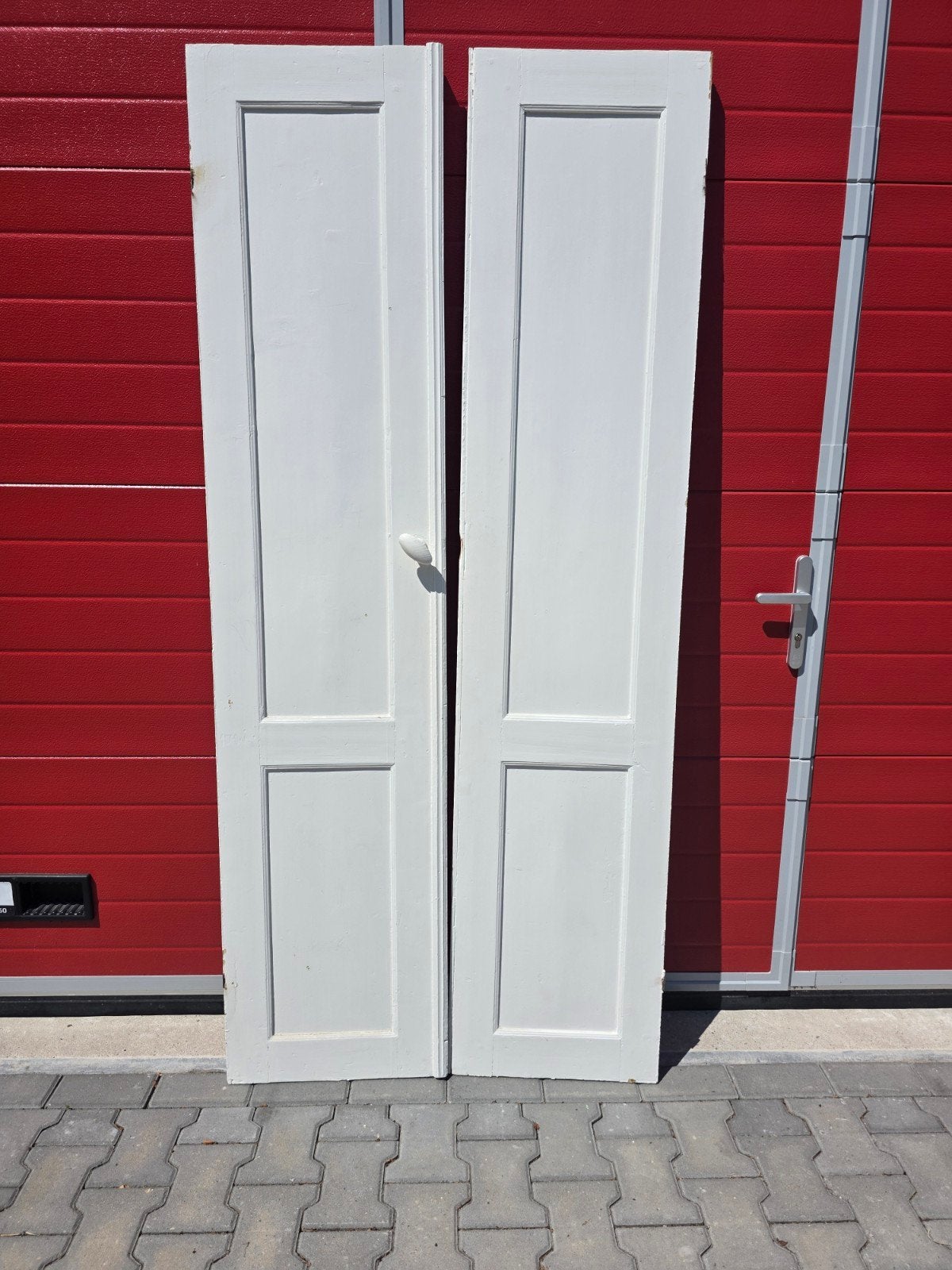 Bedstee deuren 46x210 cm in goede staat, Ophalen