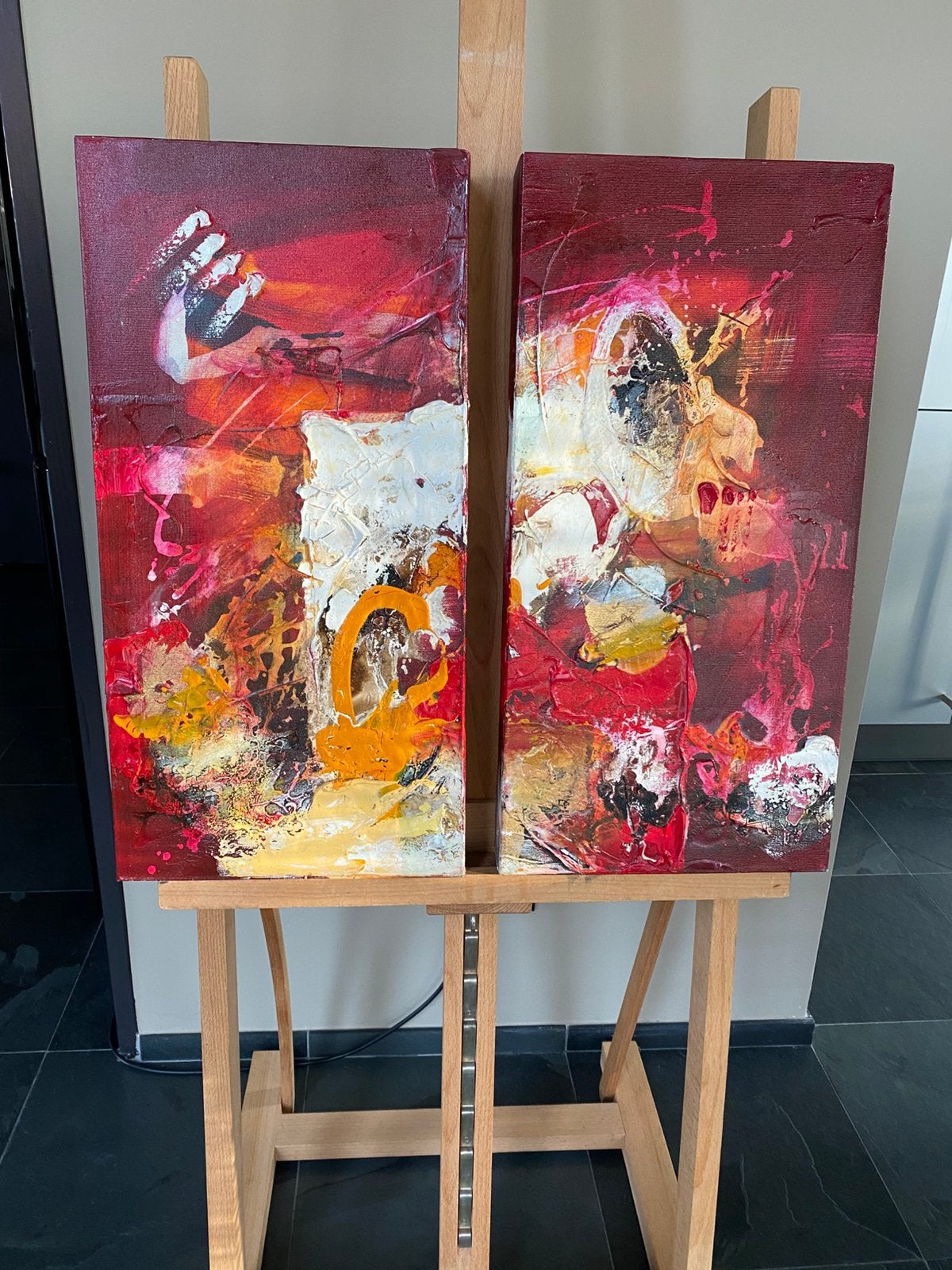 Origineel tweeluik van William Malucu – 2 x 60 x 30 cm, Ophalen
