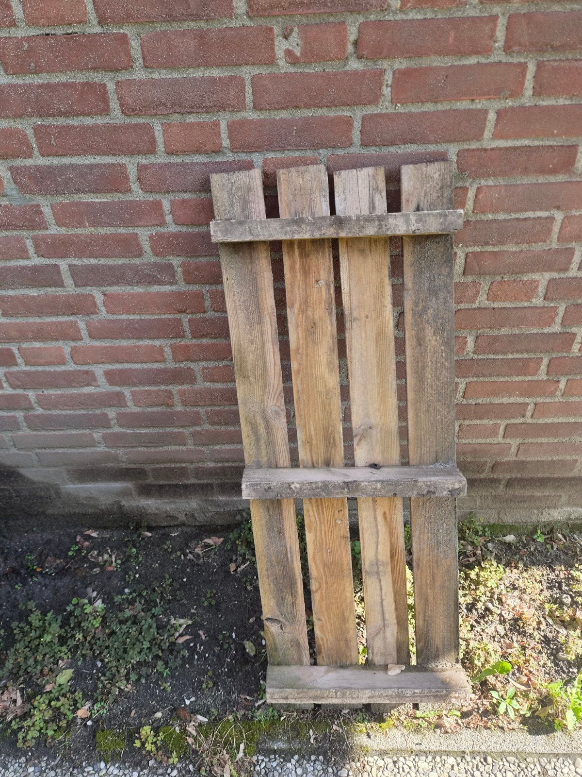 Gratis ophalen pallet (stookhout), Ophalen, 50 mm of meer, Minder dan 200 cm, Vuren