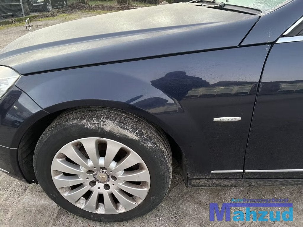 MERCEDES C KLASSE W204 Blauw C359 links voorscherm 2007-2011, Gebruikt, Mercedes-Benz AG, Mercedes-Benz, Voor