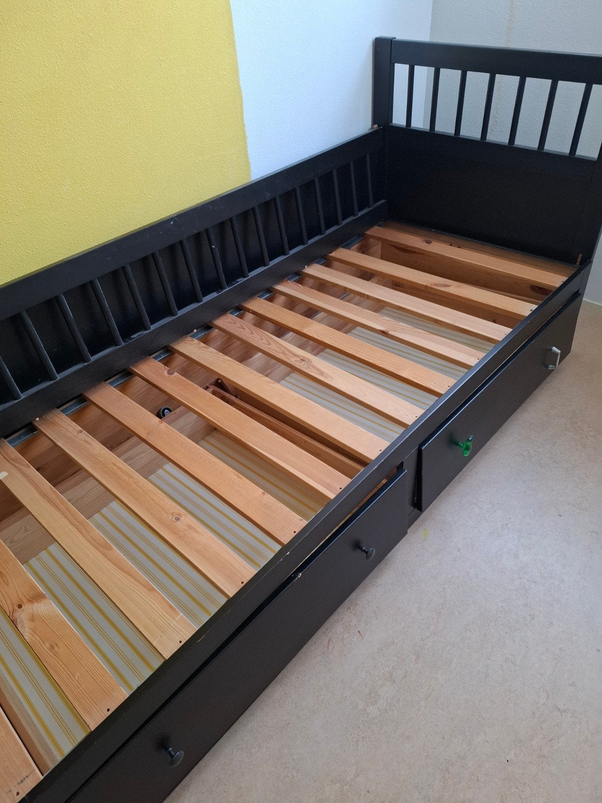 Logeerbed, Ophalen, Eenpersoons, 80 cm, 200 cm