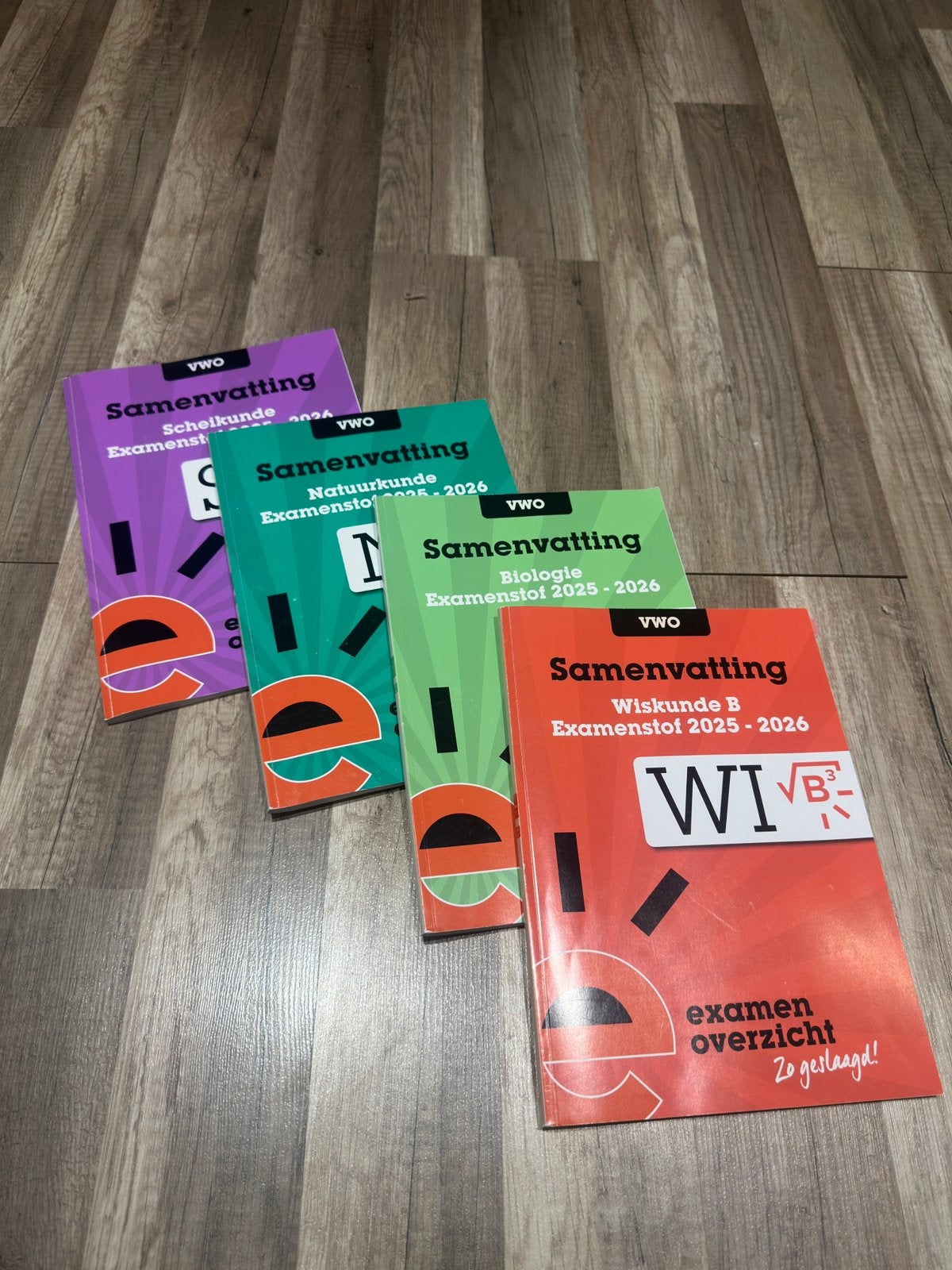 Examen Overzicht Samenvattingboekjes voor Vwo (zie beschr)., Ophalen of Verzenden, Zo goed als nieuw, VWO, Wiskunde B