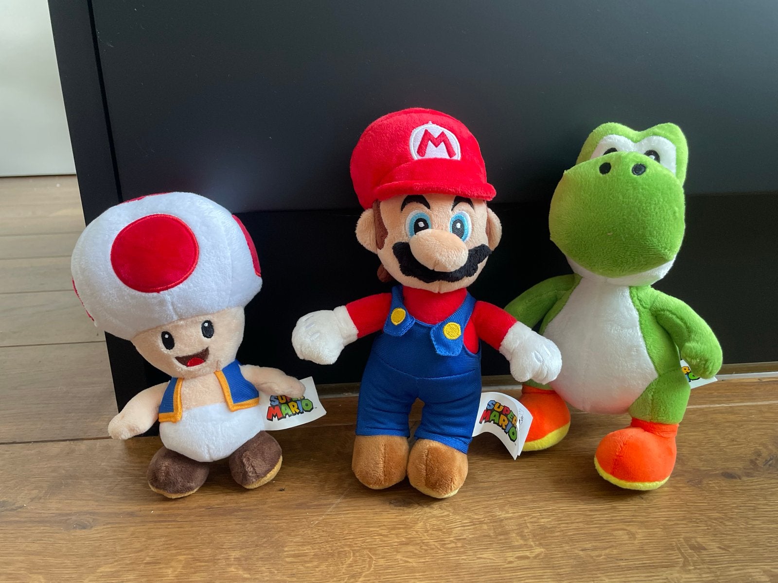 Super Mario knuffels: Mario, Yoshi en Toad, Verzenden, Overige typen, Nintendo, Middelgroot (20 tot 80 cm)