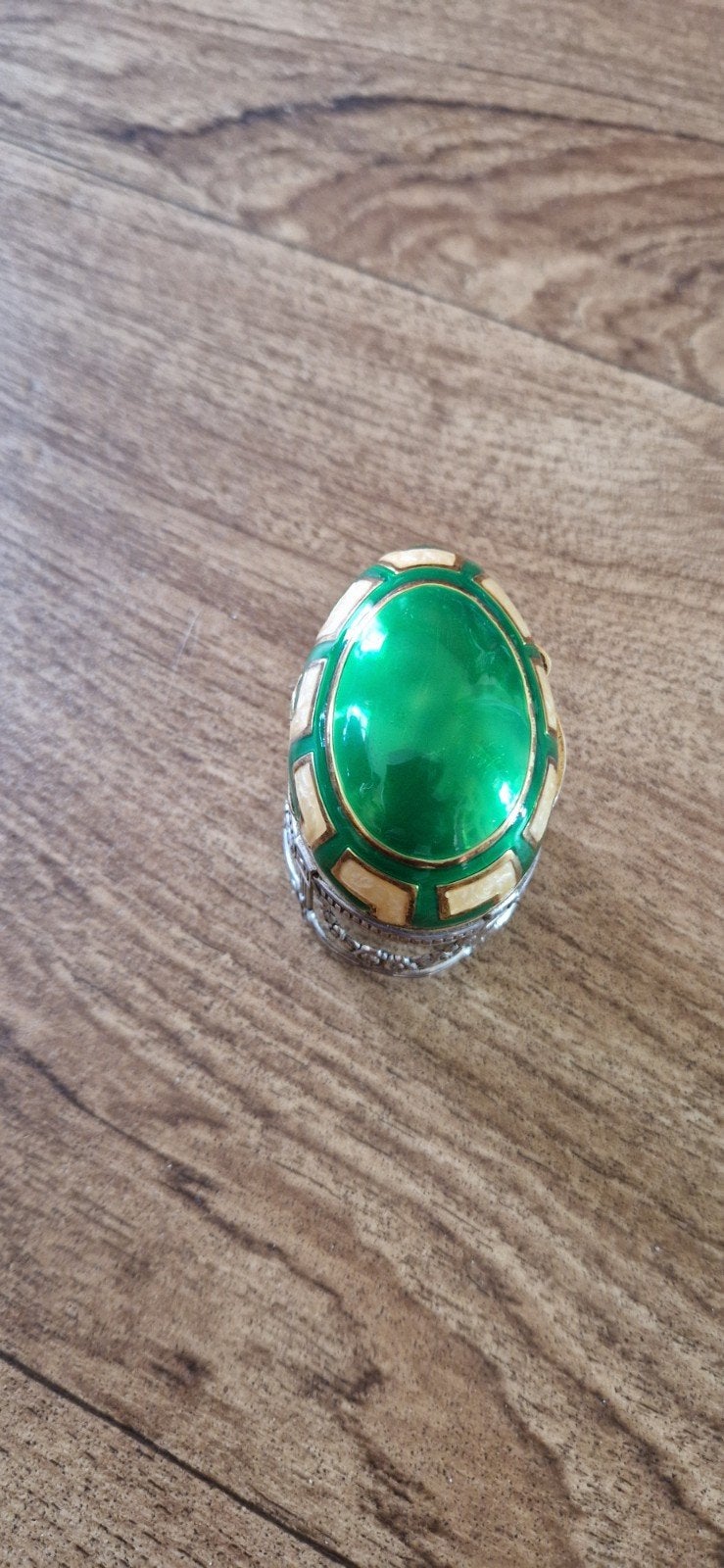 Geëmailleerd  zilveren ei doosje, Ophalen of Verzenden, Zilver, Zilver, Dame