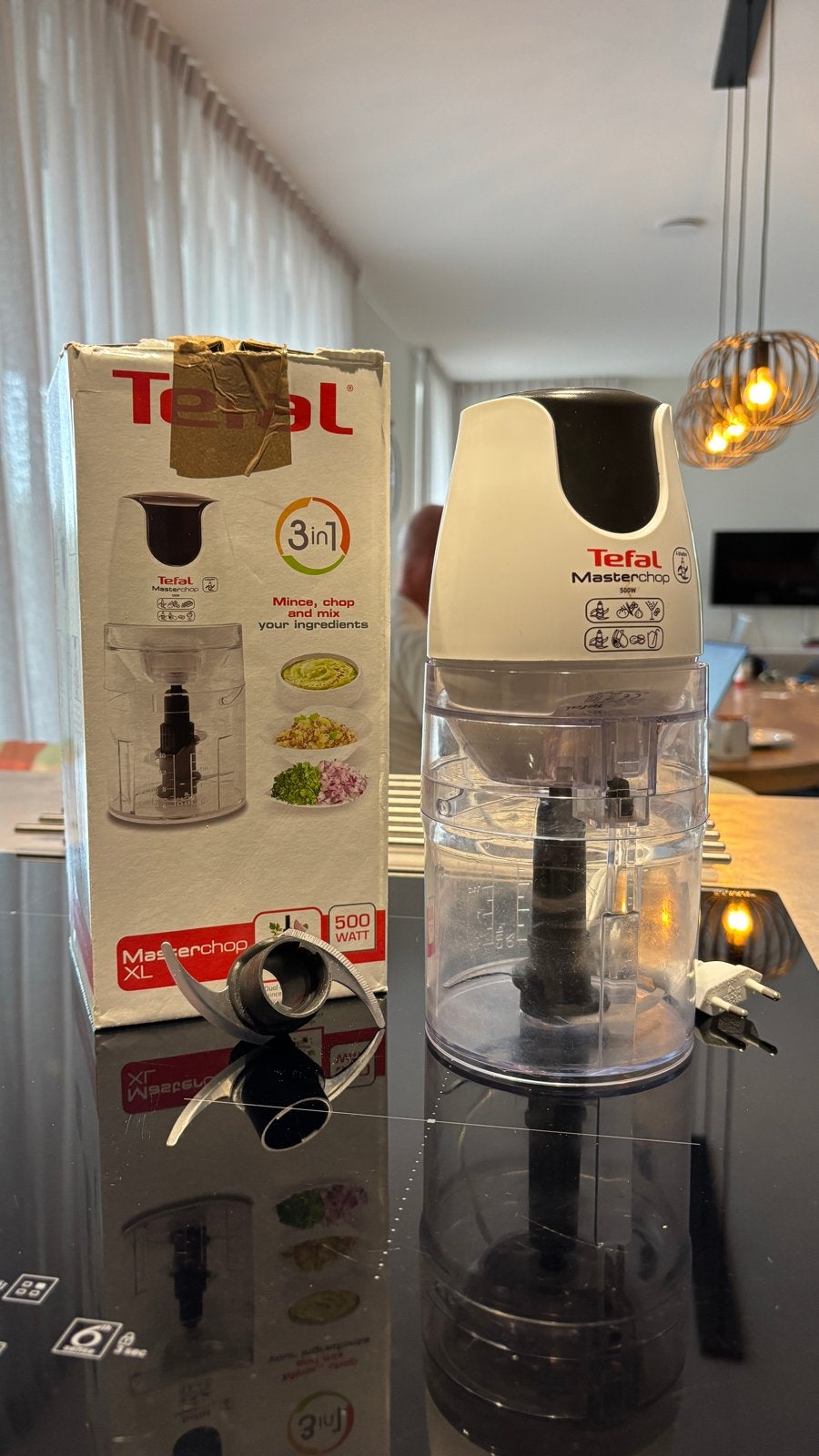 Tefal Masterchop, Gebruikt, Ophalen of Verzenden, Vaatwasserbestendig, Minder dan 1 liter