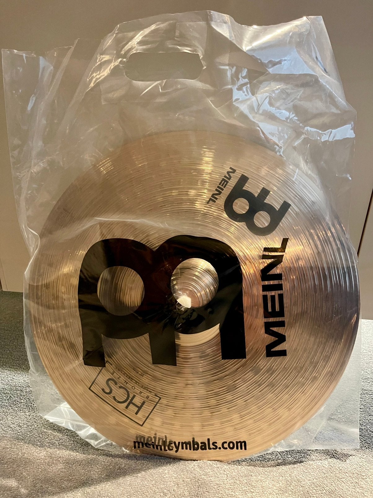 Meinl HCS Bronze cymbal set 3 delig. Nieuw!, Ophalen of Verzenden, Zo goed als nieuw, Drums of Percussie