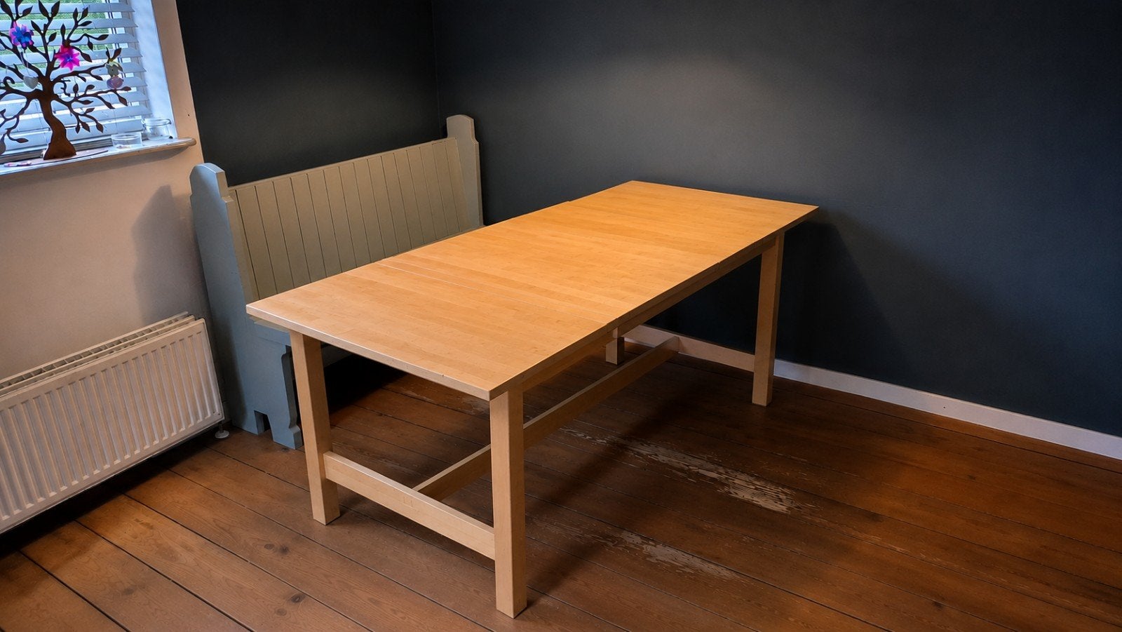 IKEA Norden - uitschuifbare tafel, Huis en Inrichting, Tafels | Eettafels, Ophalen, Gebruikt, 50 tot 100 cm, Overige houtsoorten