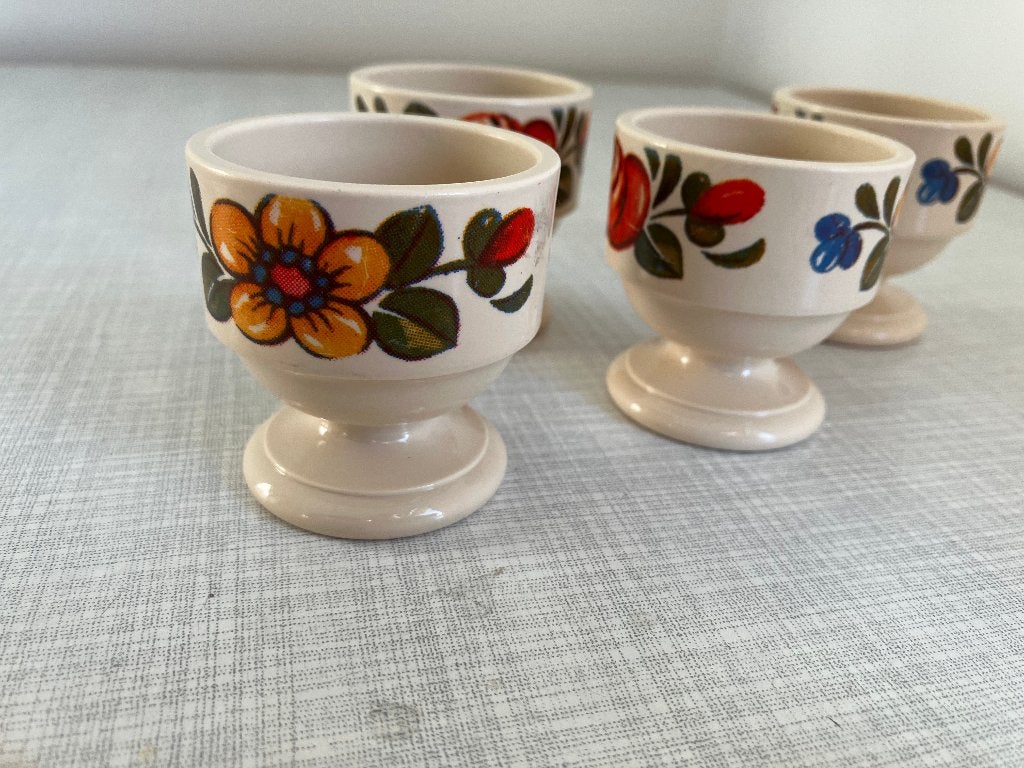 Set van 4 retro Mepal eiderdopjes, Ophalen of Verzenden, Huis en Inrichting