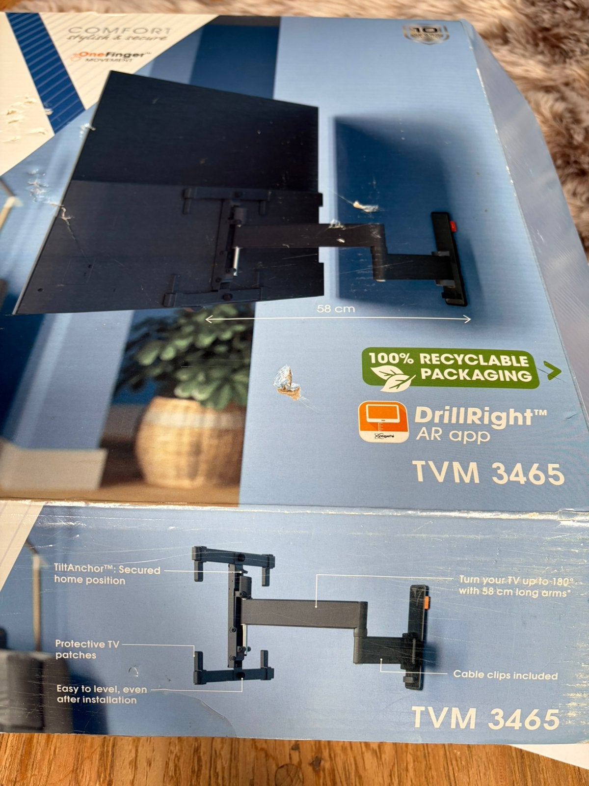 Vogel TV beugel. Tot 180* draaibaar. Nog nieuw in doos., Ophalen of Verzenden, Nieuw