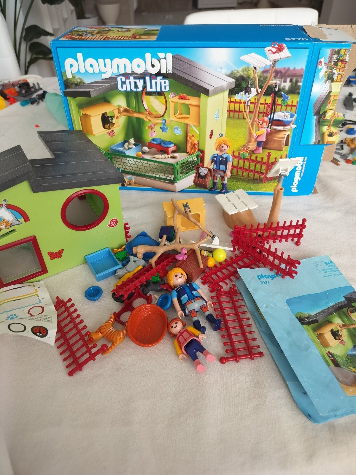 Playmobil City Life Kattenpension - Set 9276, Gebouw, Complete set, Ophalen of Verzenden, Zo goed als nieuw