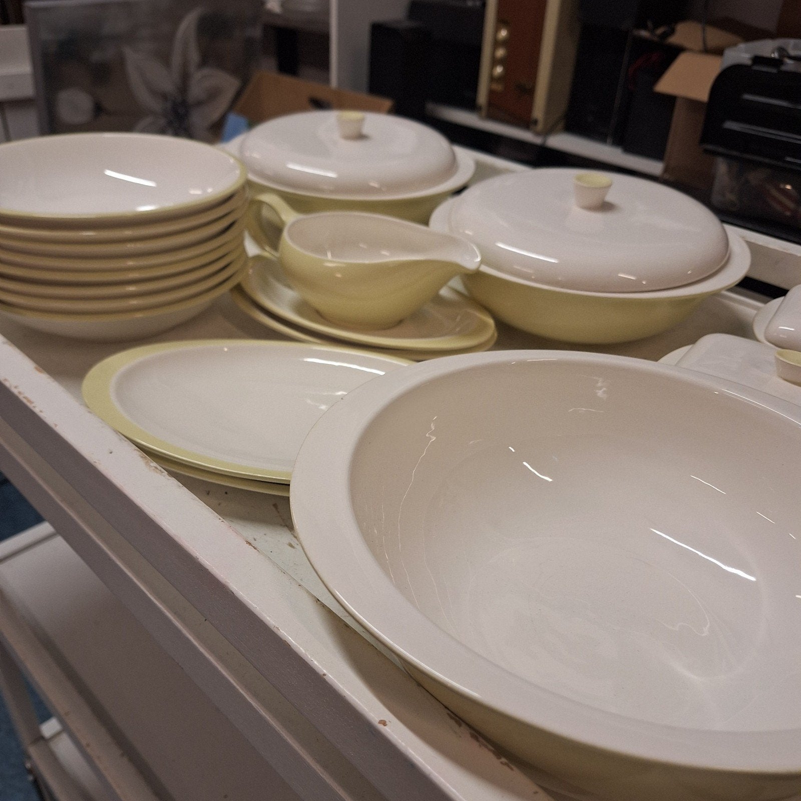 Mosa Maastricht pastel geel servies, Ophalen of Verzenden