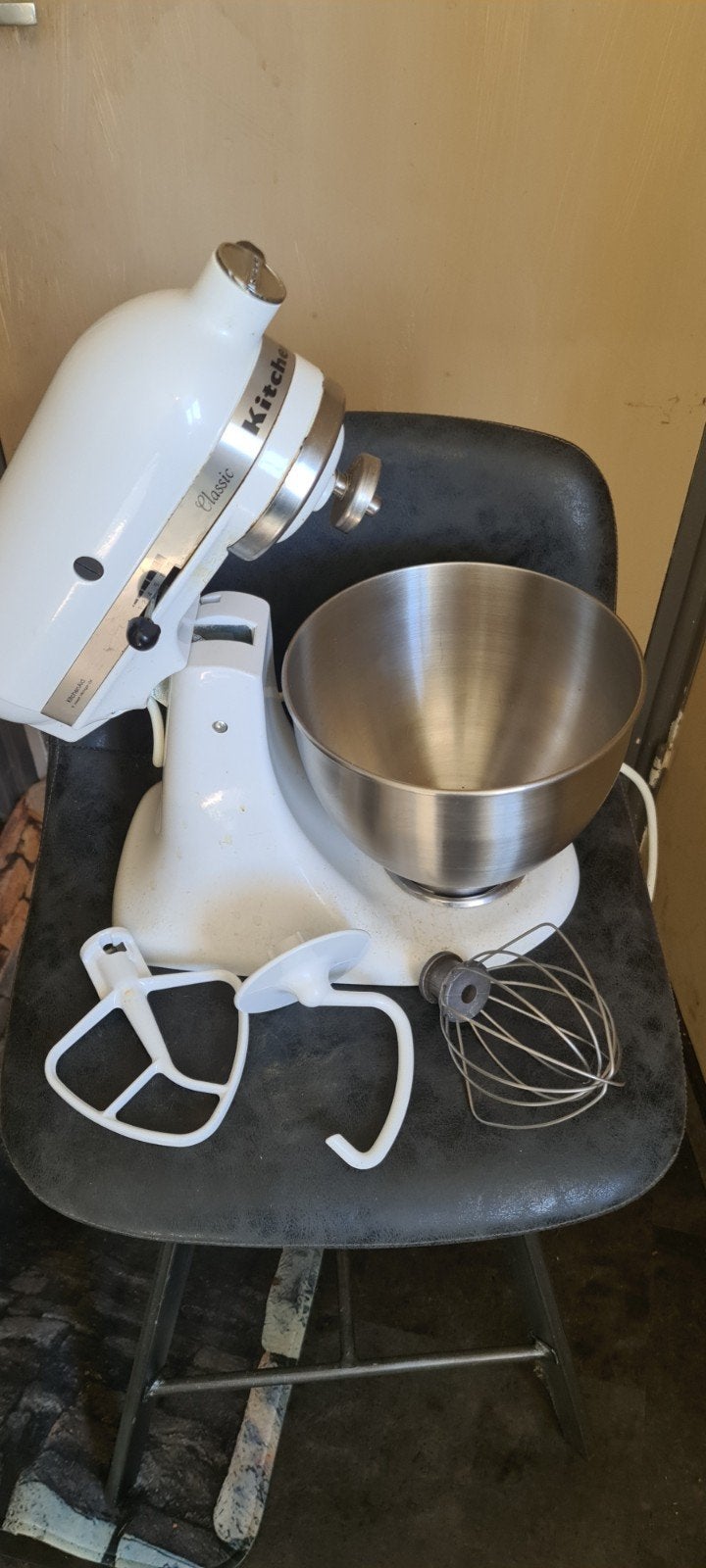 kitchenaid mixer, 4 liter of meer, Ophalen of Verzenden, Zo goed als nieuw, 3 snelheden of meer