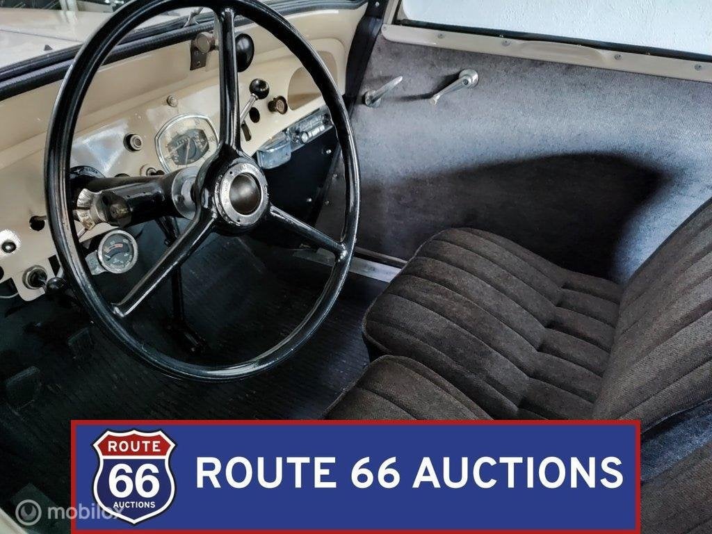 Adler Trumpf Junior 1E | 1936 | Route 66 Auctions, Auto's, Overige merken, Overige carrosserieën, Zwart, Bedrijf