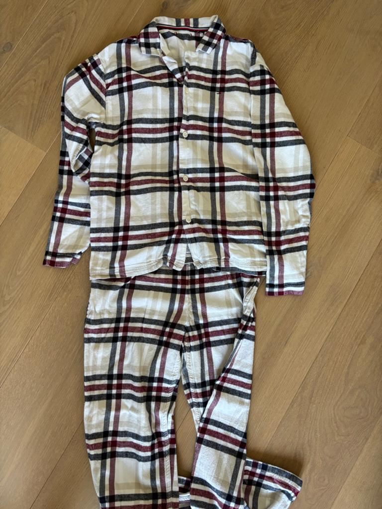Tommy Hilfiger Geruite Pyjama Set - Maat 164, Ophalen, Nieuw, Maat 38/40 (M)