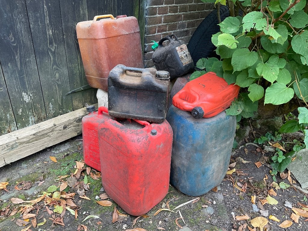 Jerrycans, Minder dan 75 liter, Ophalen, Gebruikt, Kunststof