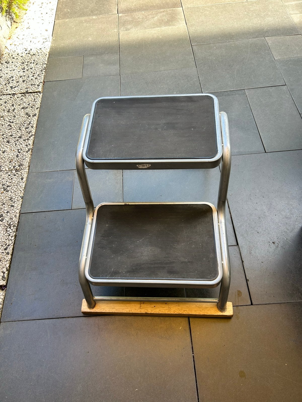 Stevige 2-treeds trapje met anti-slip, Ophalen, Gebruikt